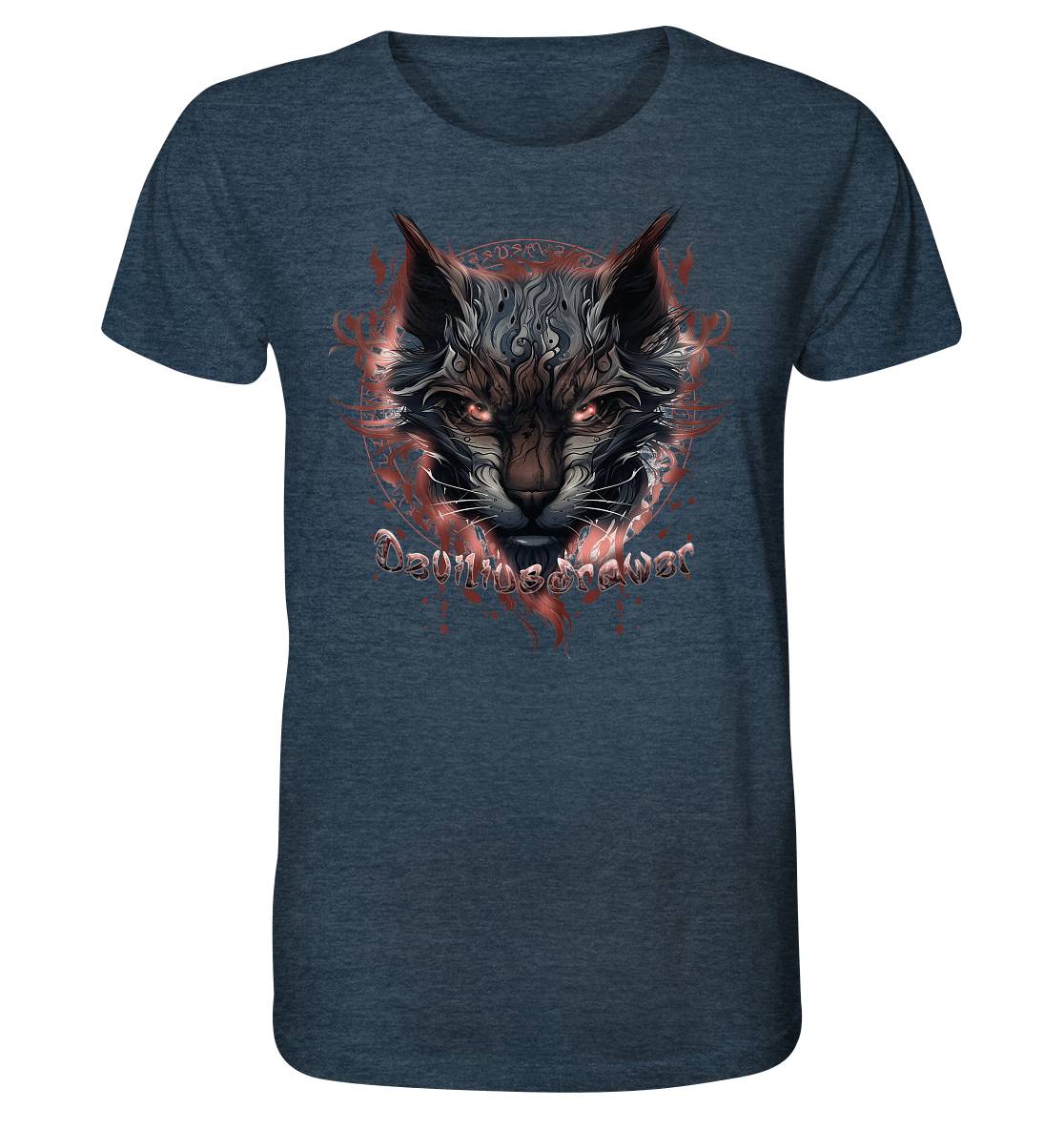 Deviliusdrawer Devil Cat - Organic Shirt