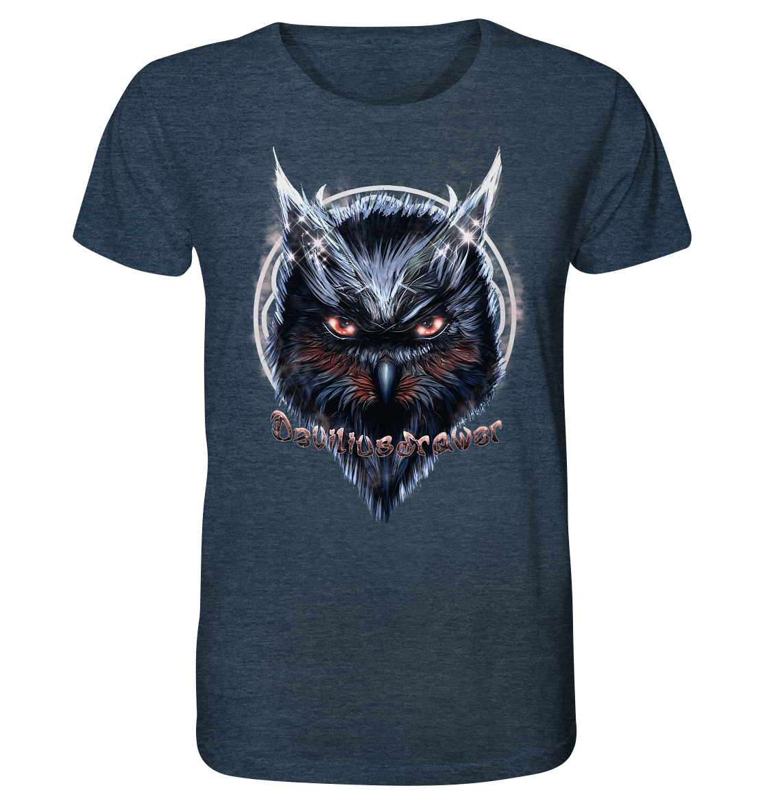 Deviliusdrawer Fire Owl - Organic Shirt