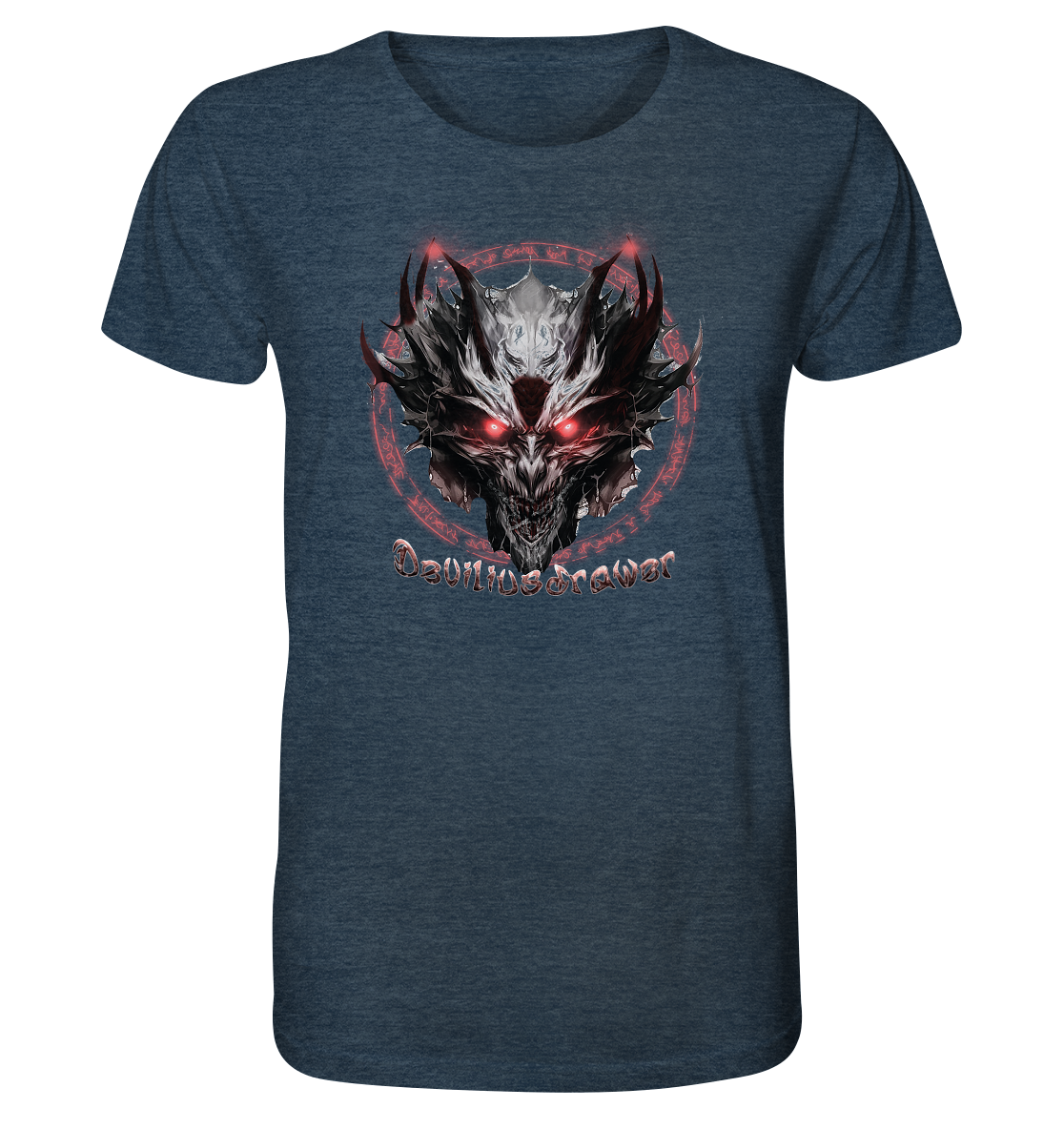 Deviliusdrawer Magic Glow Devil - Organic Shirt