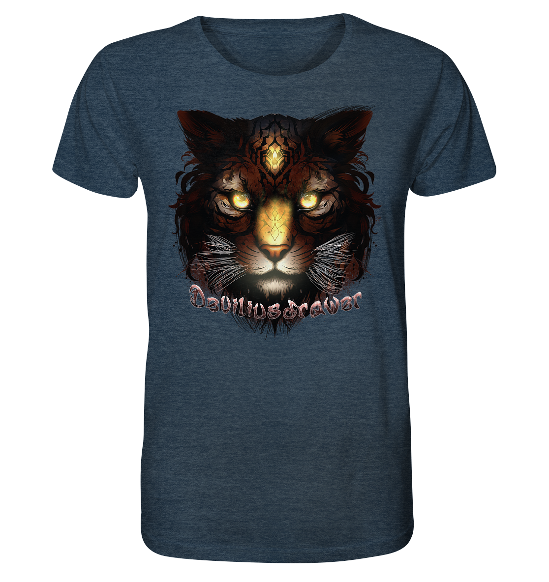 Deviliusdrawer Gold Tigercat - Organic Shirt