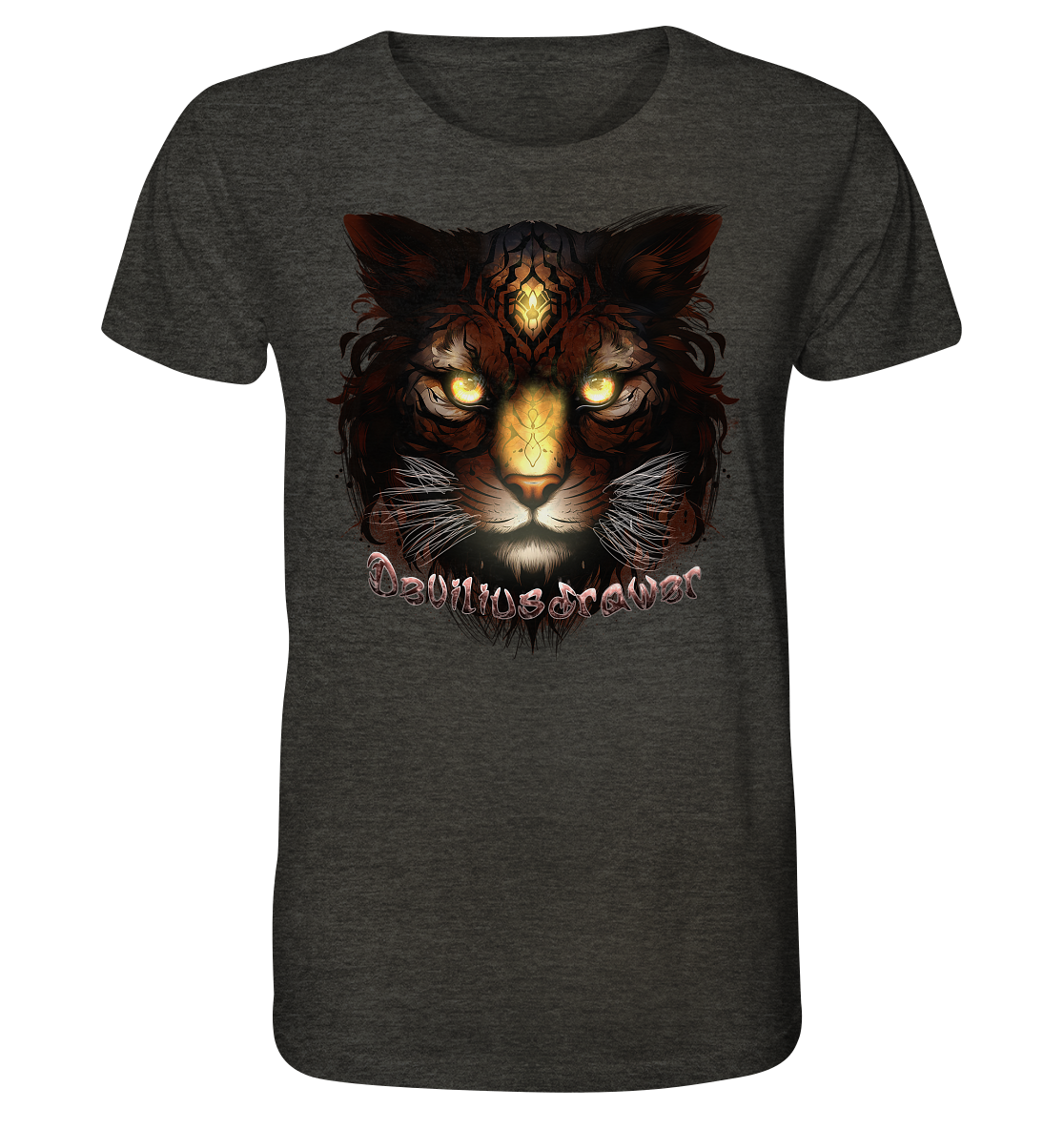 Deviliusdrawer Gold Tigercat - Organic Shirt