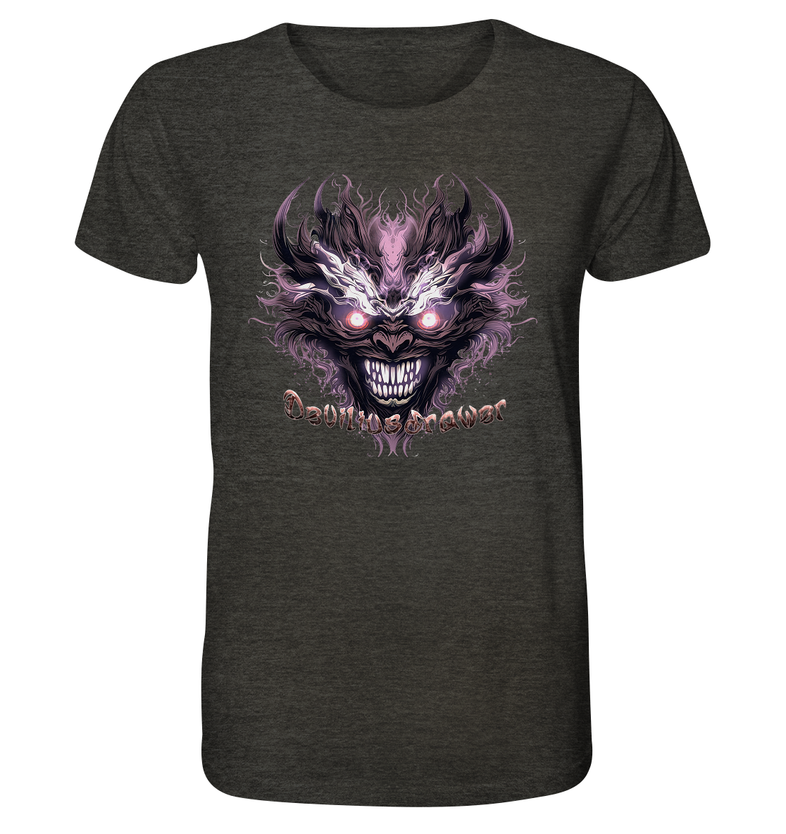 Deviliusdrawer Crazy Mask - Organic Shirt