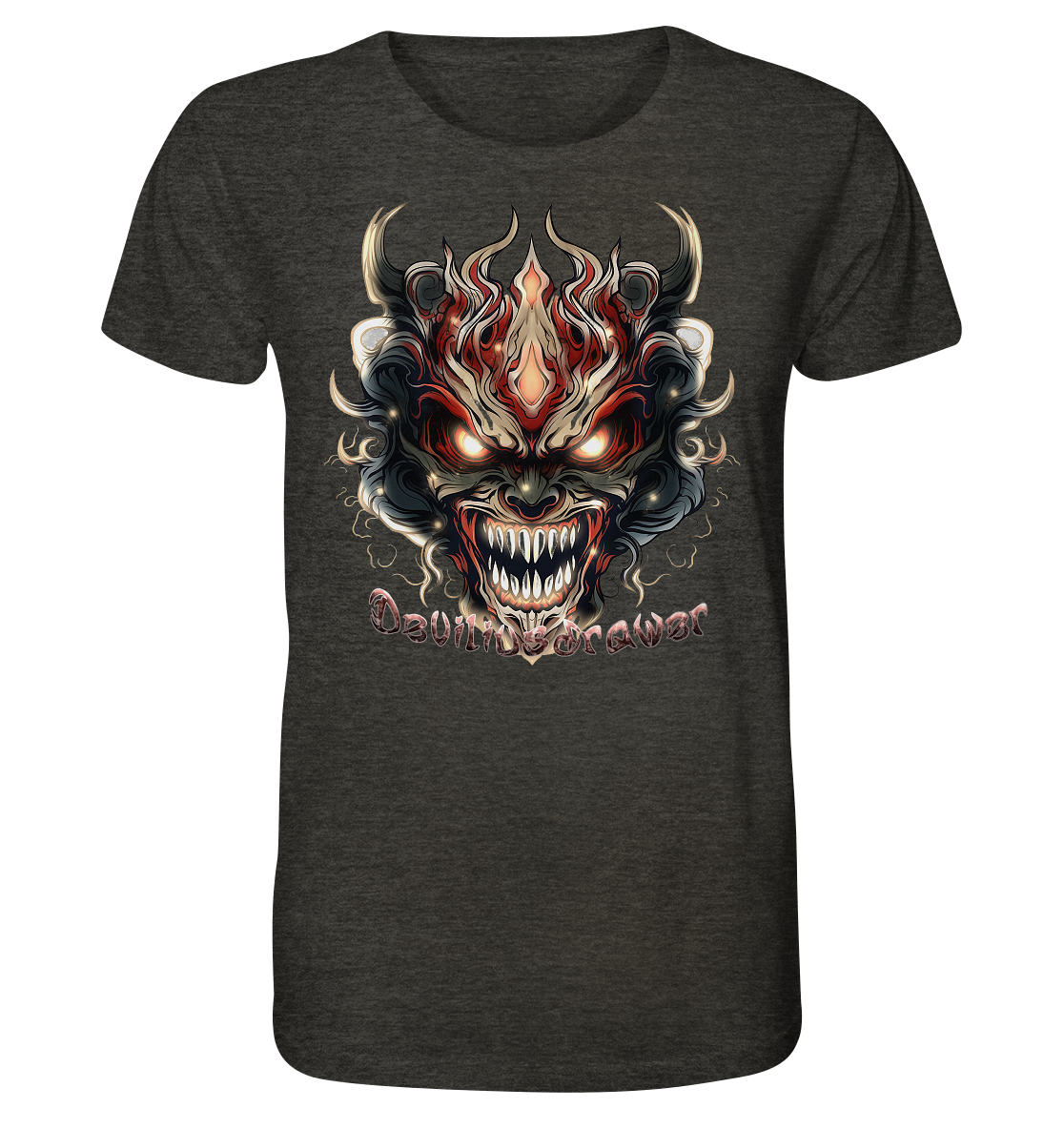 Deviliusdrawer Evil Vamp Mask - Organic Shirt