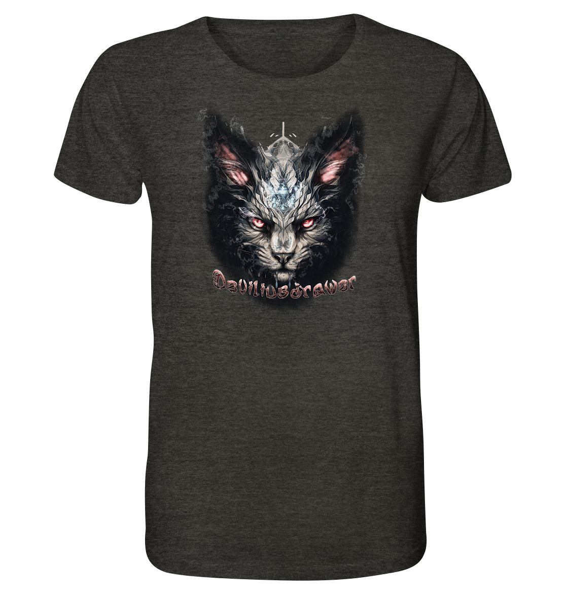 Deviliusdrawer Myshtical Redeyed Cat - Organic Shirt