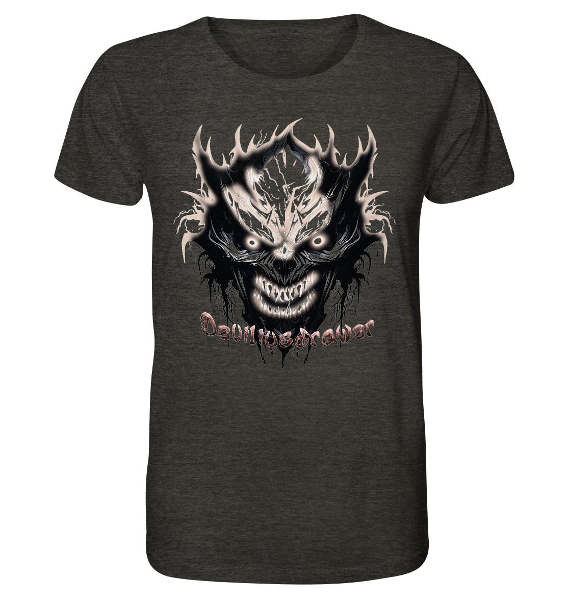 Deviliusdrawer Crazy Glow Devil - Organic Shirt