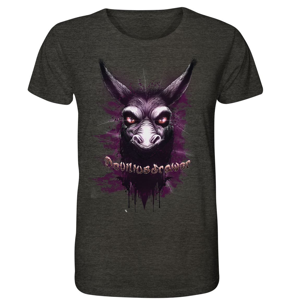 Deviliusdrawer Purple Donkey - Organic Shirt
