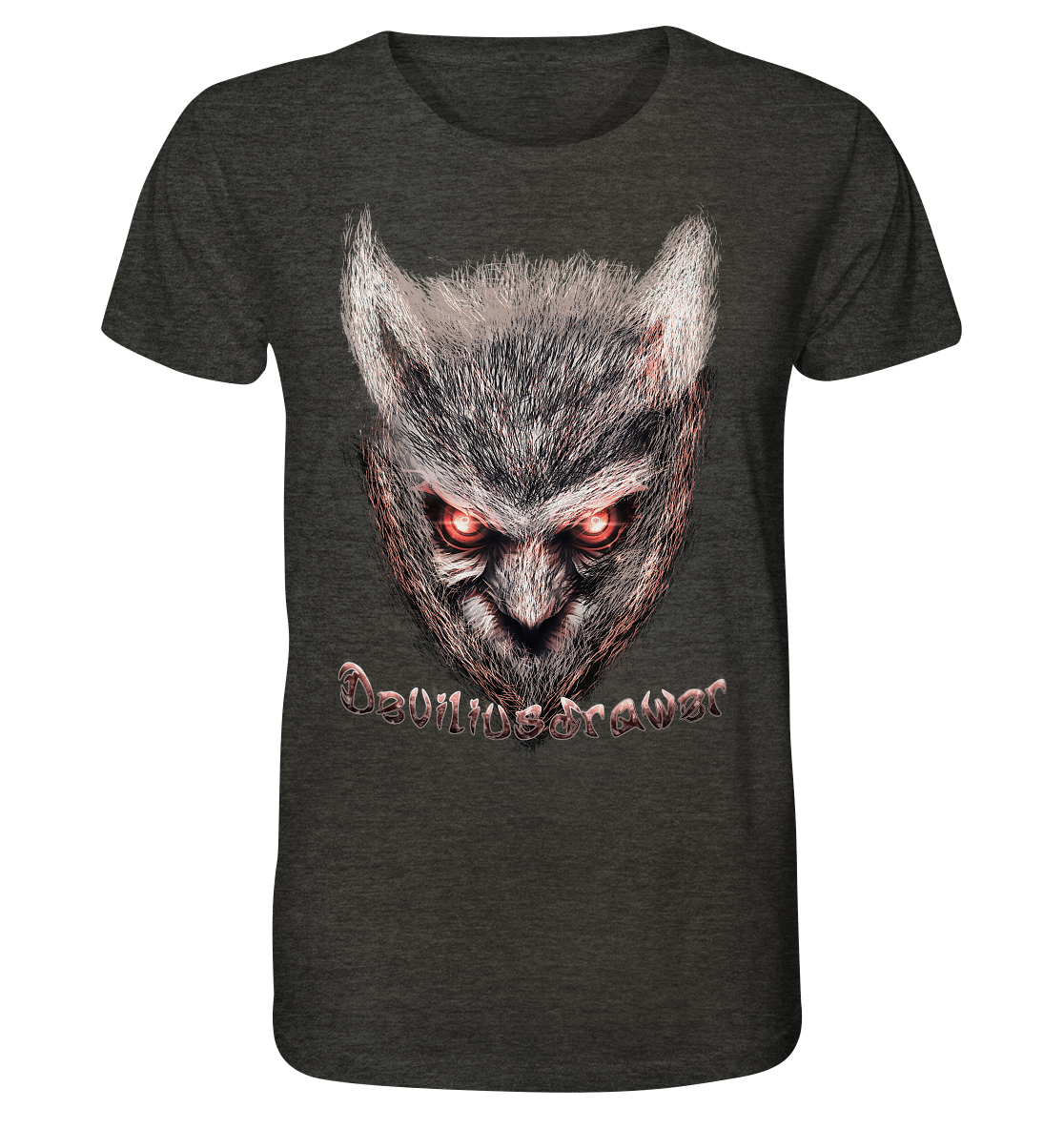 Deviliusdrawer Red Eyed Owl - Organic Shirt