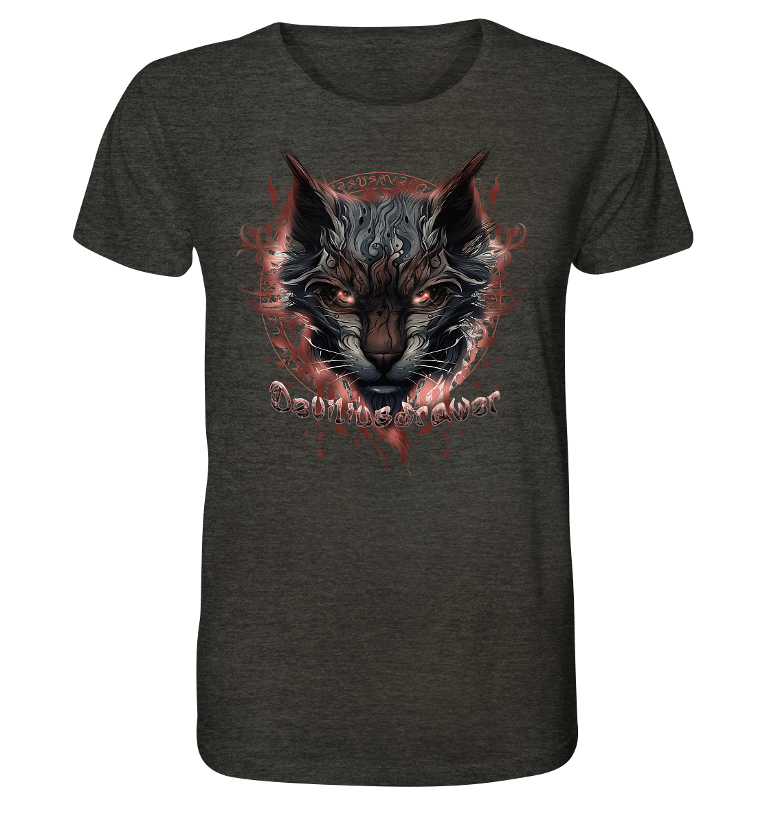 Deviliusdrawer Devil Cat - Organic Shirt