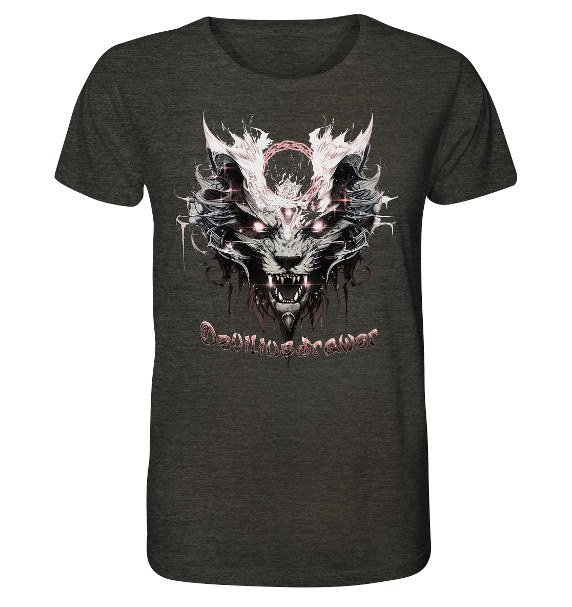 Deviliusdrawer Demonic Glow Cat - Organic Shirt