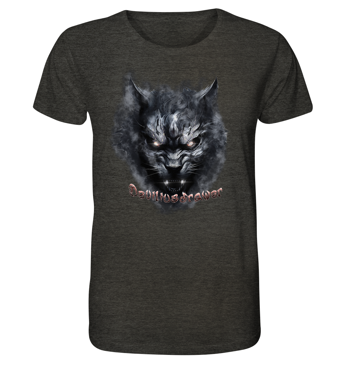 Deviliusdrawer Dark Beast Tiger  - Organic Shirt