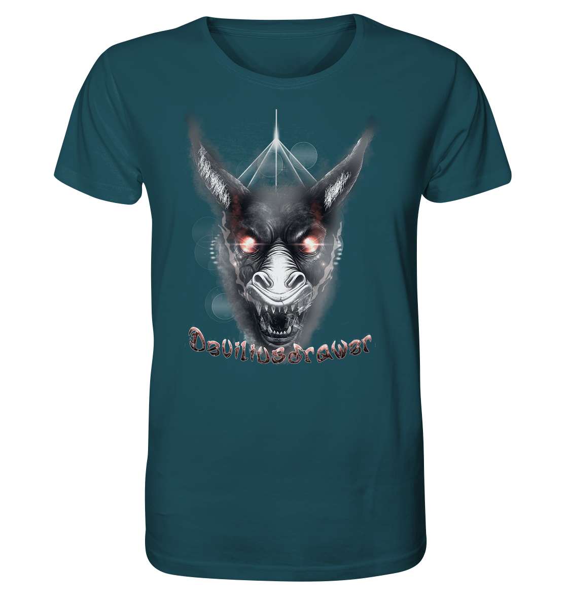 Deviliusdrawer Evil Donkey - Organic Shirt