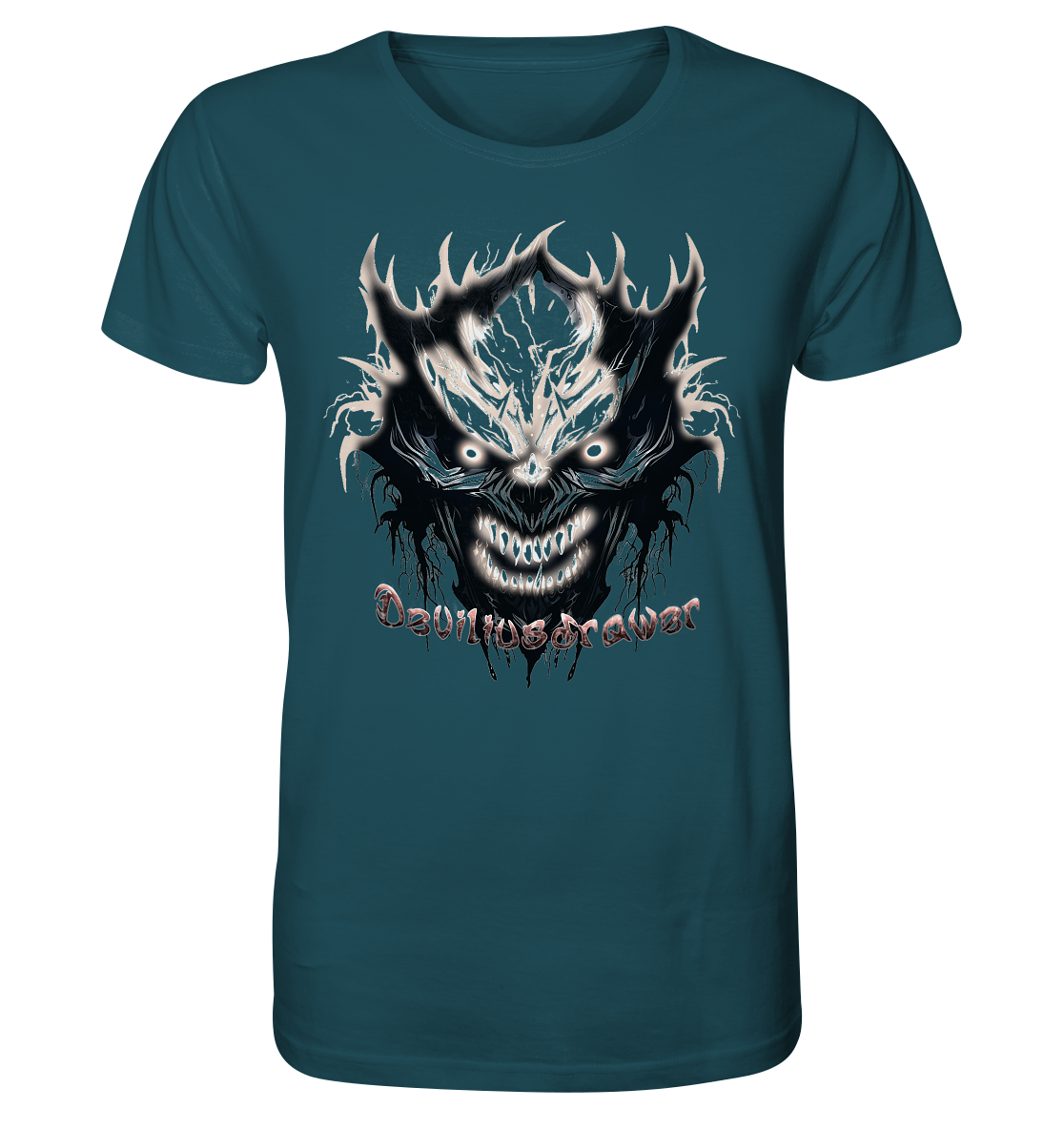 Deviliusdrawer Crazy Glow Devil - Organic Shirt
