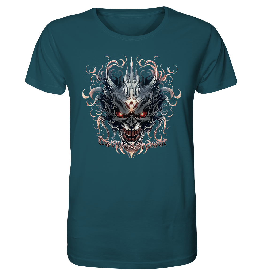 Deviliusdrawer Demon Mask - Organic Shirt