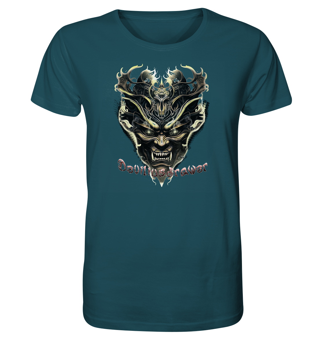 Deviliusdrawer Golden Demon Vampire - Organic Shirt