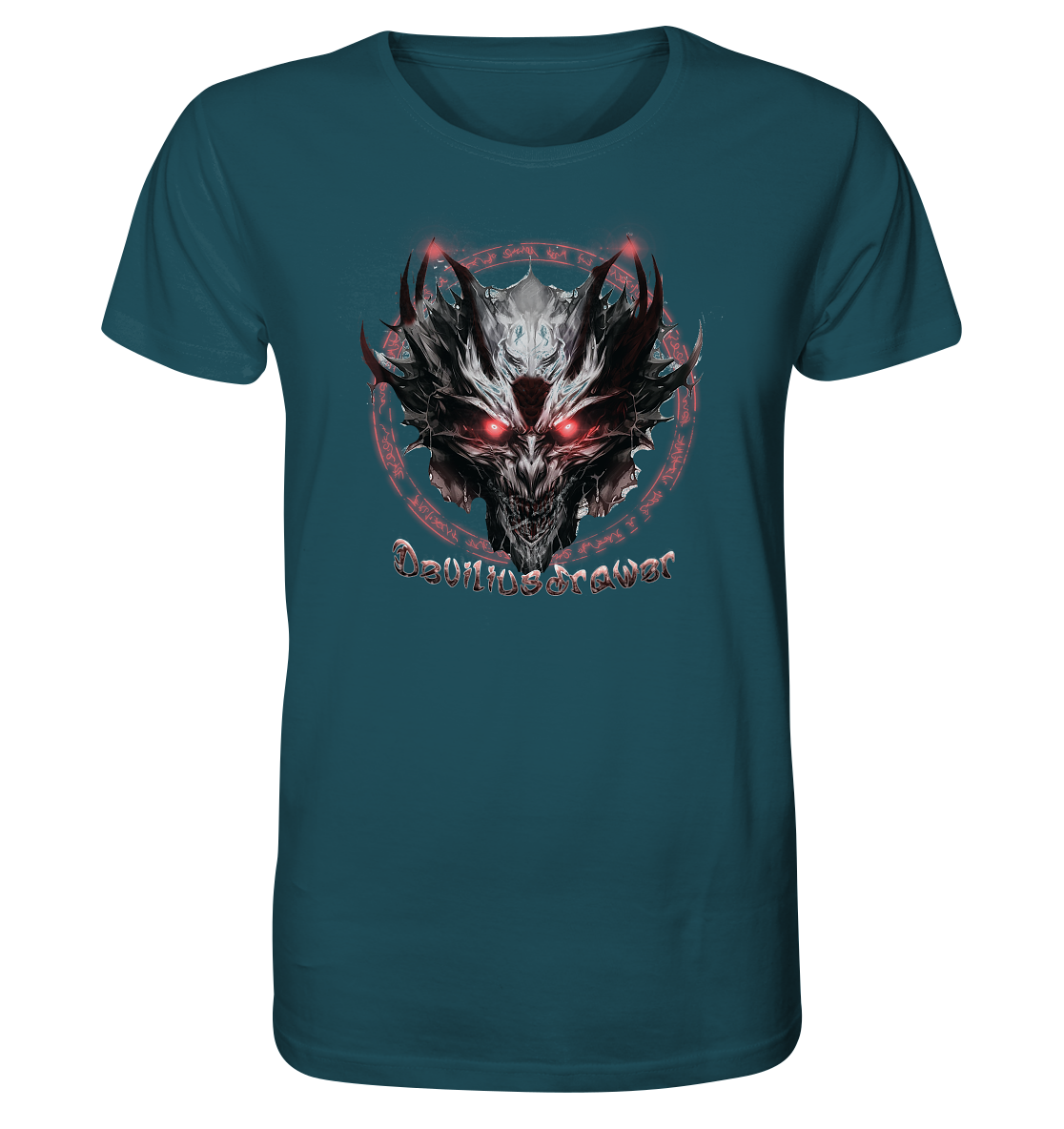 Deviliusdrawer Magic Glow Devil - Organic Shirt