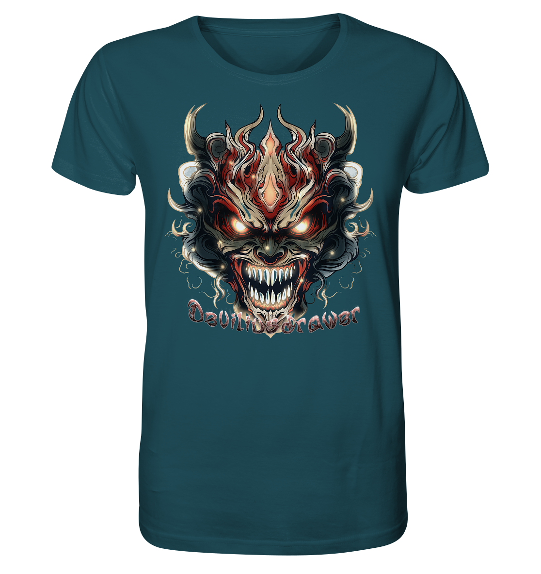 Deviliusdrawer Evil Vamp Mask - Organic Shirt