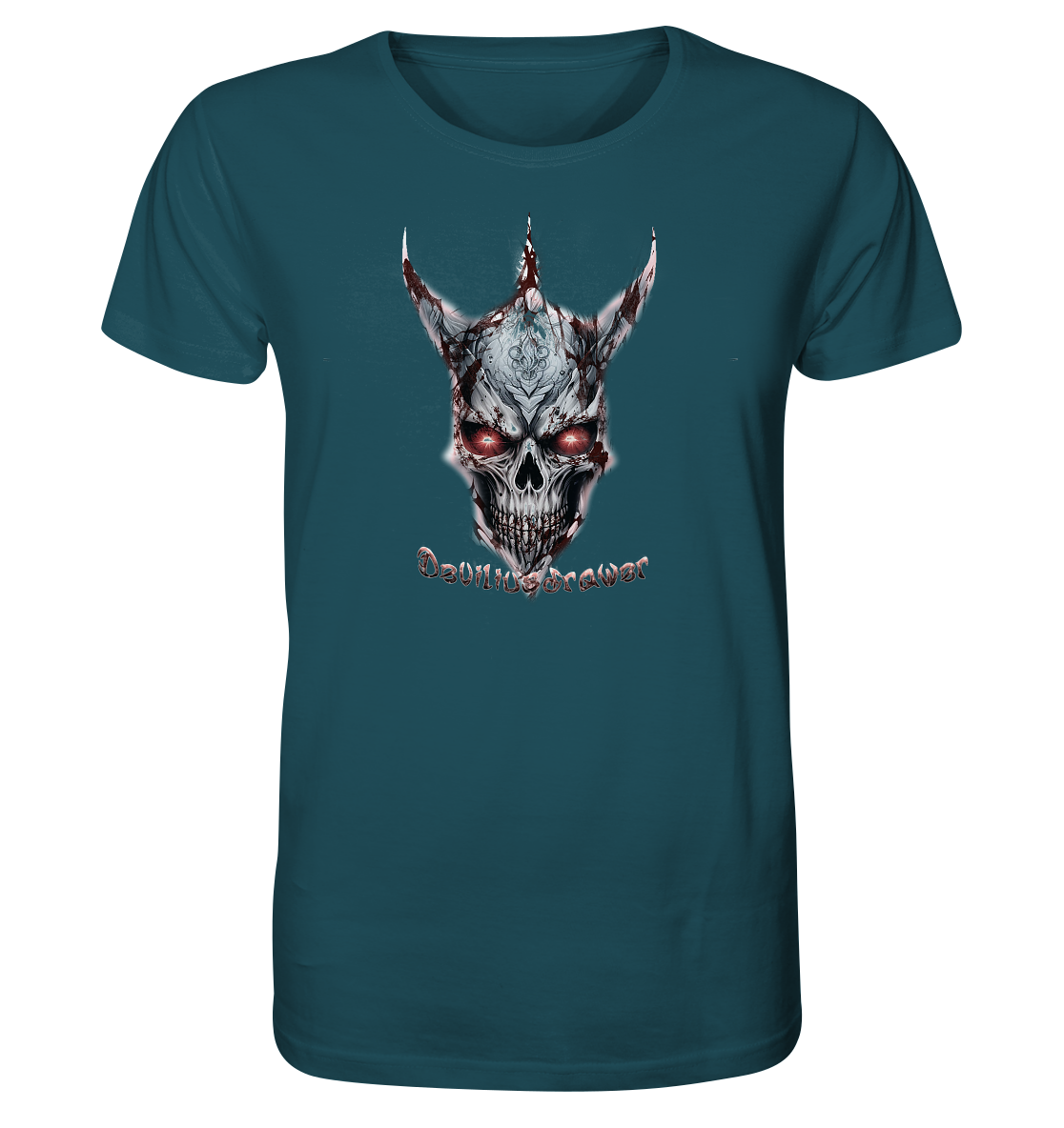 Deviliusdrawer Bloody Skeleton - Organic Shirt
