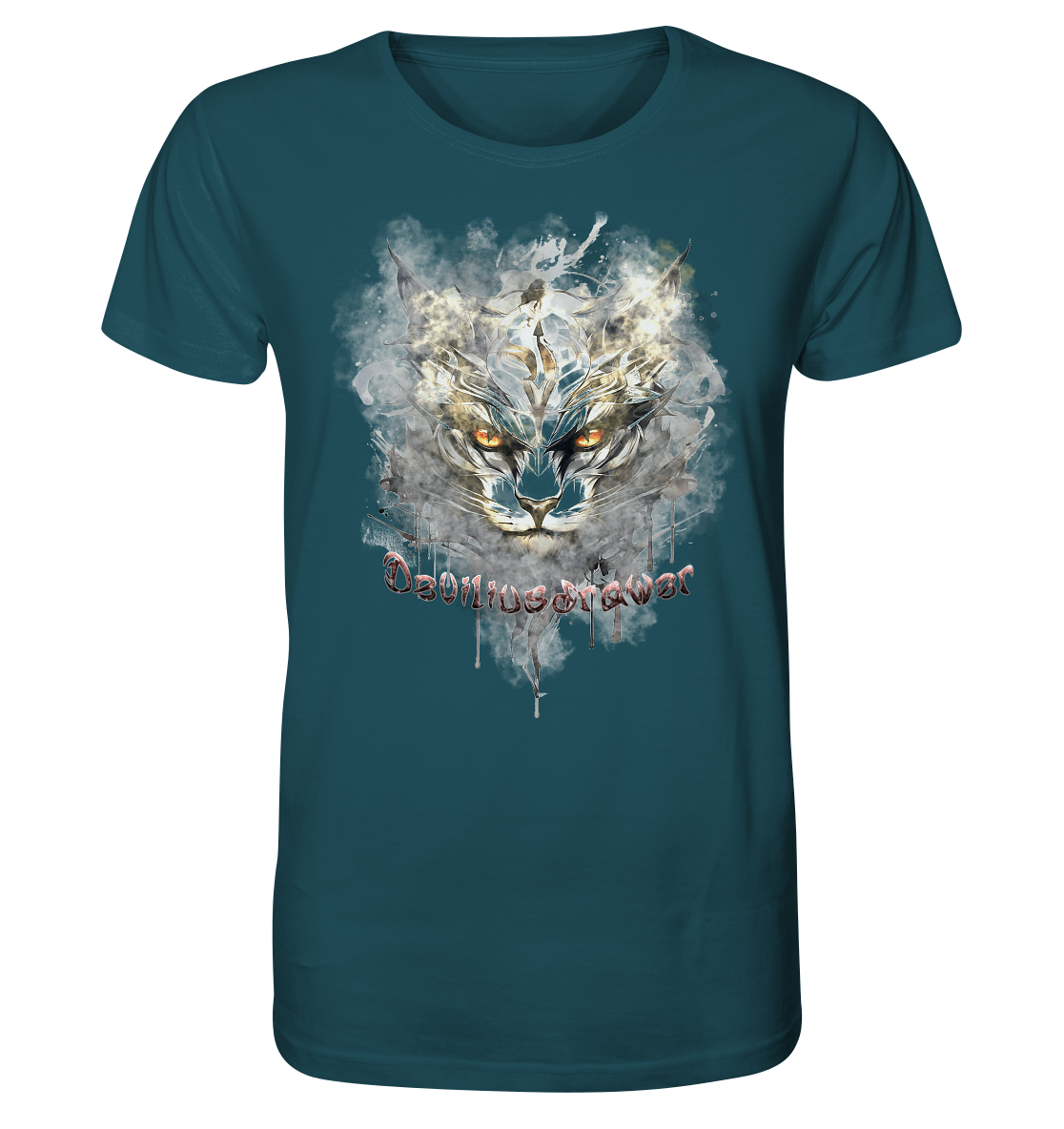 Deviliusdrawer White Catgod - Organic Shirt