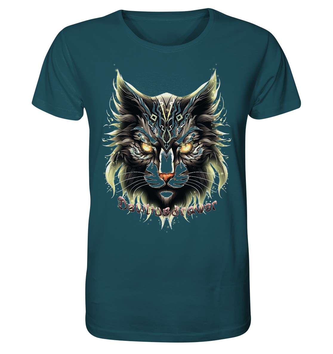 Deviliusdrawer Golden Cat - Organic Shirt