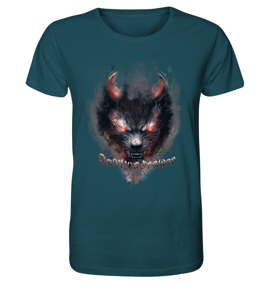Deviliusdrawer Red Smoked Cat - Organic Shirt