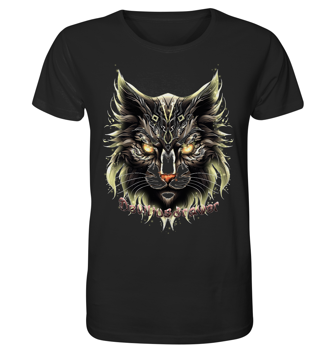 Deviliusdrawer Golden Cat - Organic Shirt