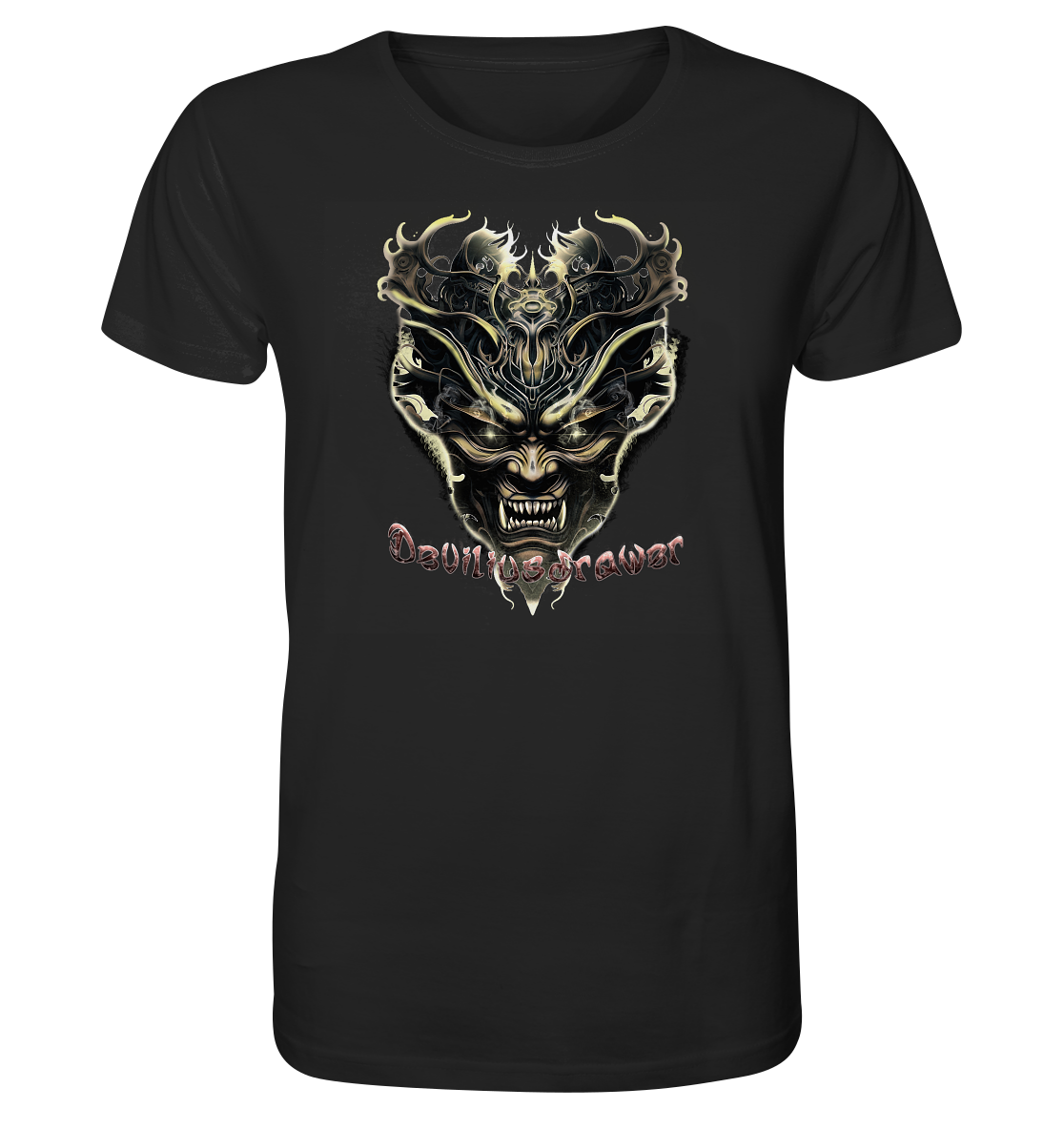 Deviliusdrawer Golden Demon Vampire - Organic Shirt