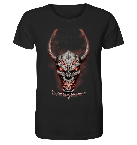Deviliusdrawer Red Eyed Skeleton - Organic Shirt