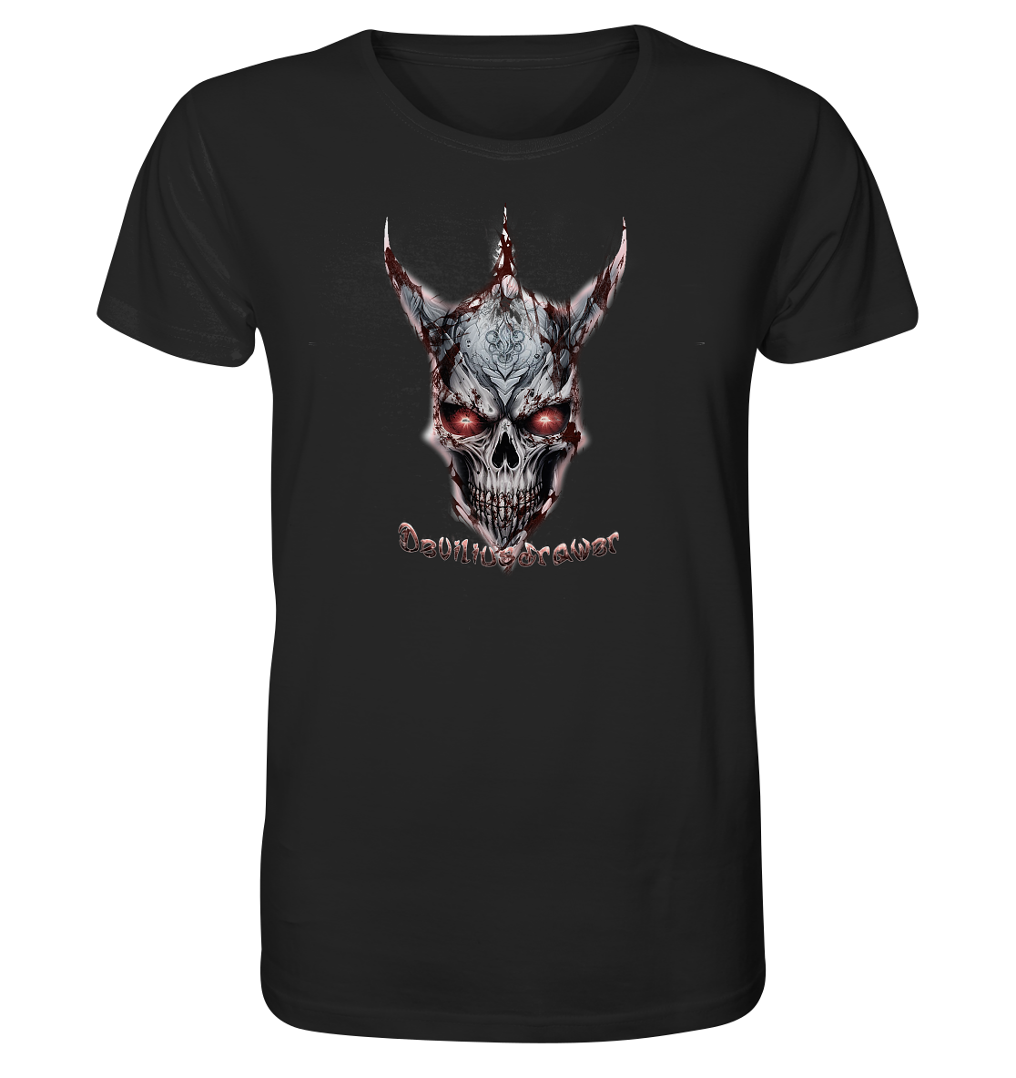 Deviliusdrawer Bloody Skeleton - Organic Shirt