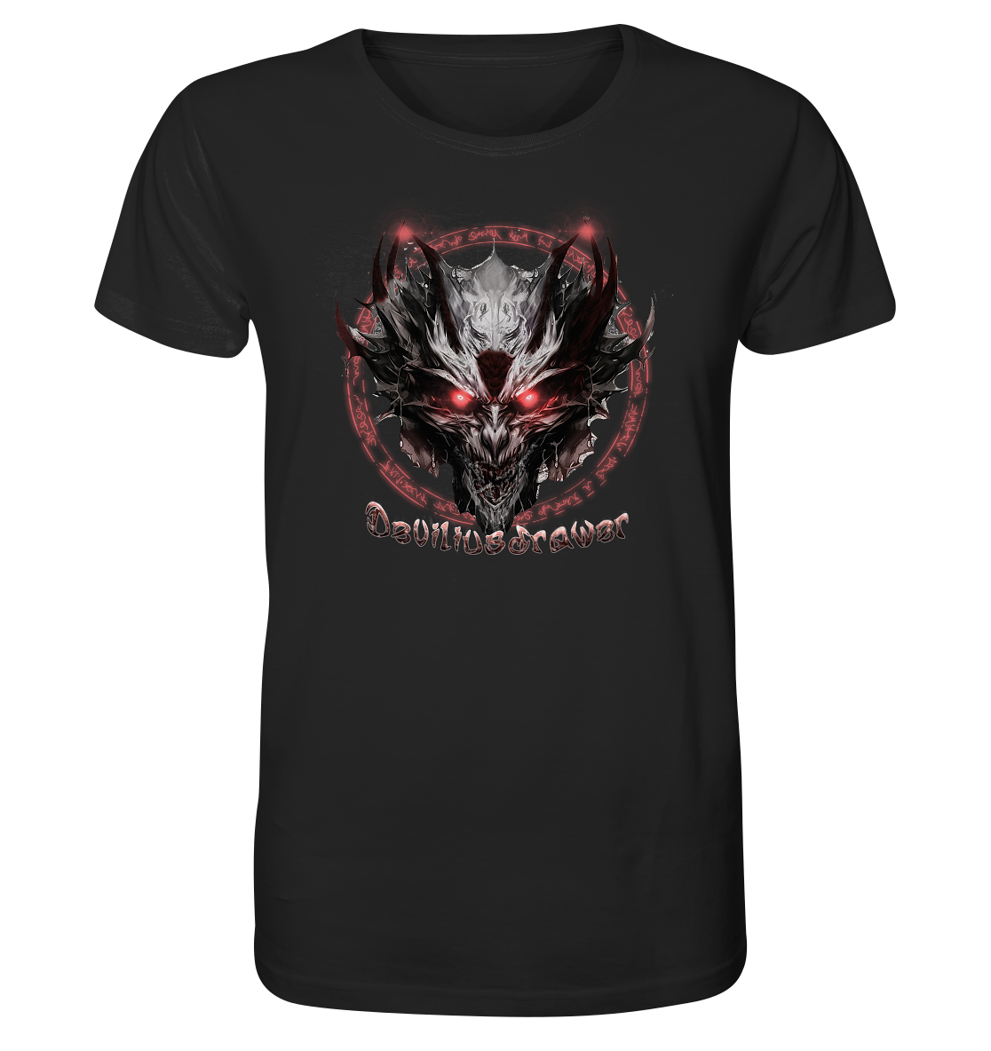 Deviliusdrawer Magic Glow Devil - Organic Shirt