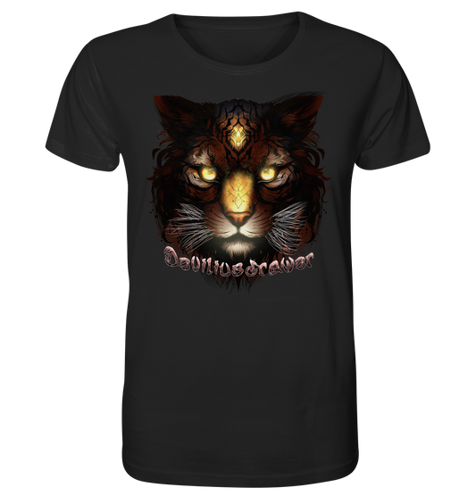 Deviliusdrawer Gold Tigercat - Organic Shirt