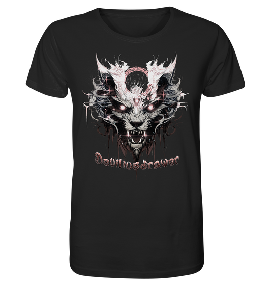 Deviliusdrawer Demonic Glow Cat - Organic Shirt