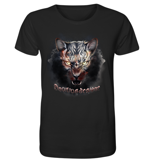 Deviliusdrawer Smoke Tiger - Organic Shirt