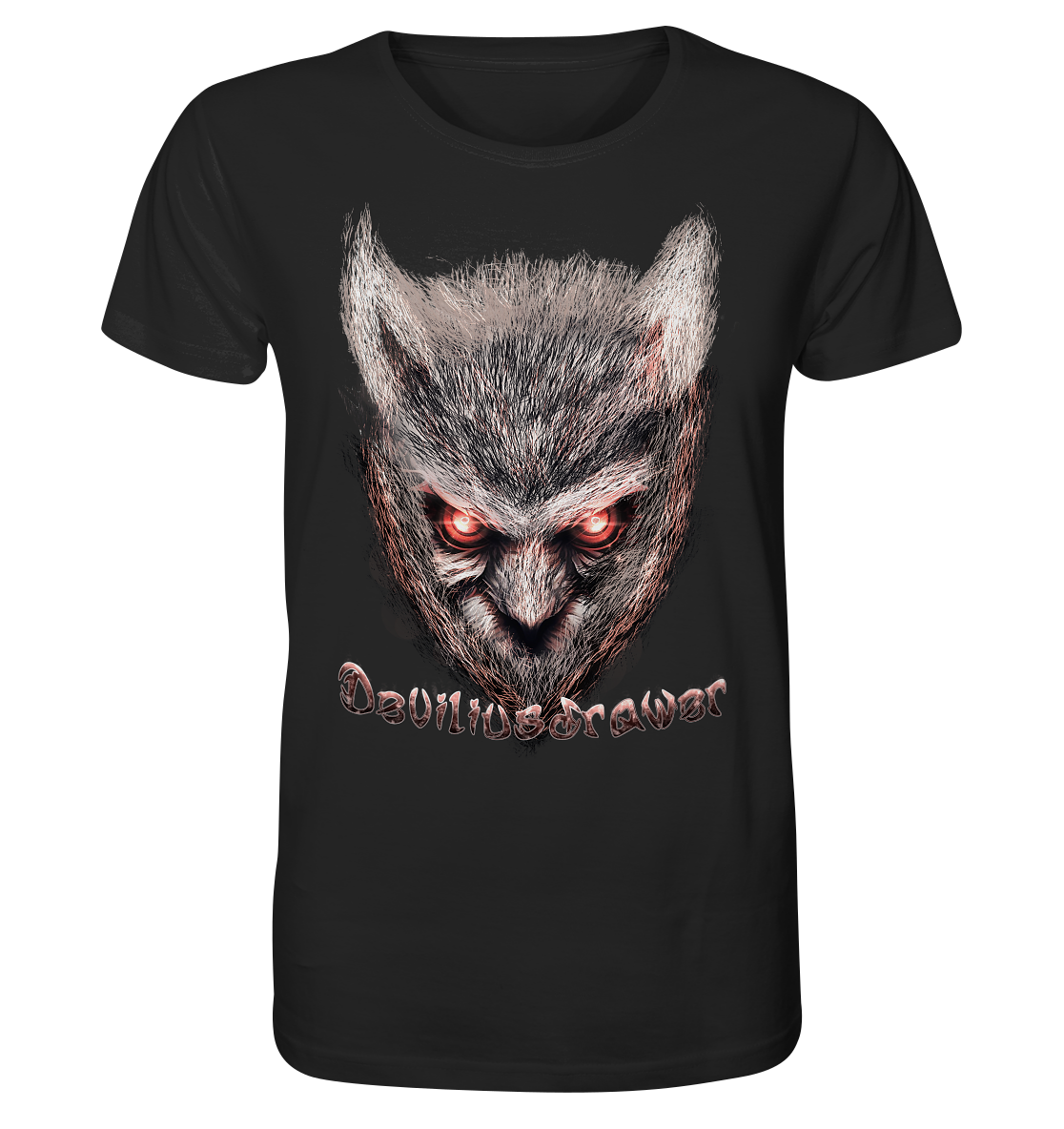 Deviliusdrawer Red Eyed Owl - Organic Shirt