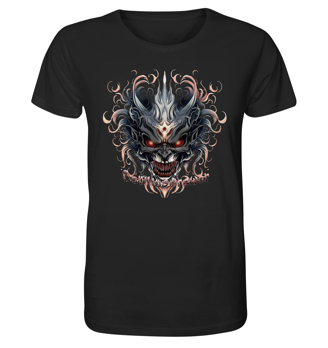 Deviliusdrawer Demon Mask - Organic Shirt