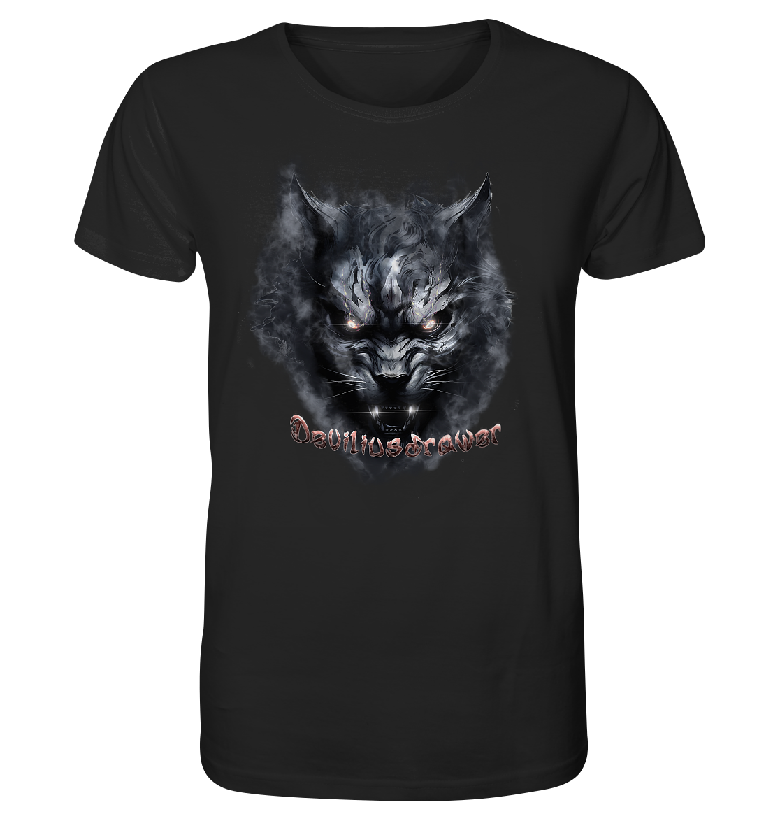 Deviliusdrawer Dark Beast Tiger  - Organic Shirt