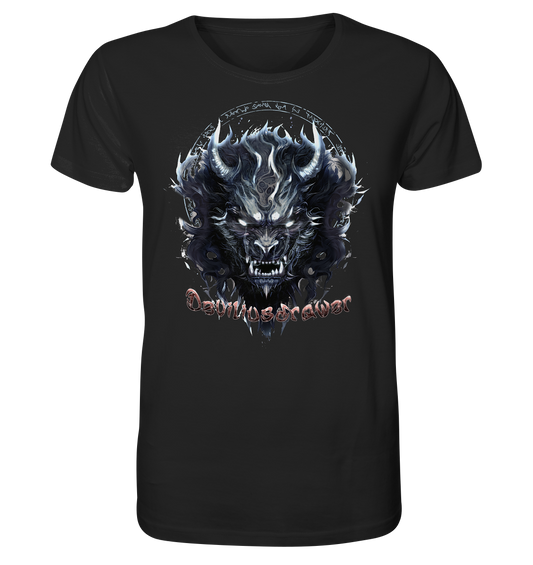 Deviliusdrawer Dark Wolf Mask - Organic Shirt