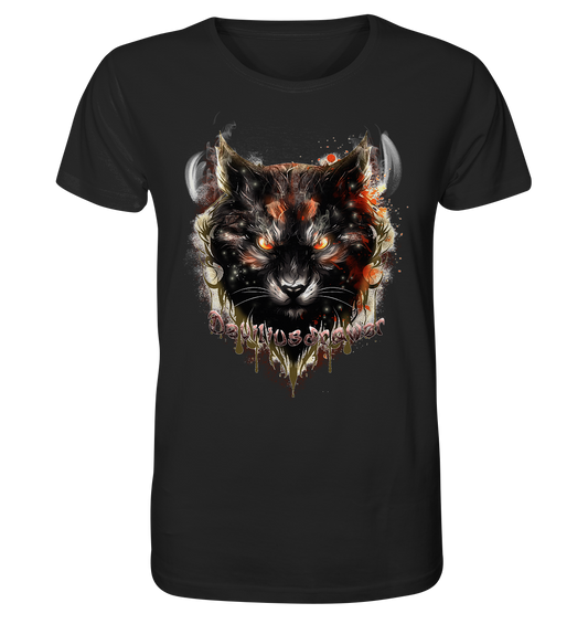 Deviliusdrawer Red Devil Cat - Organic Shirt