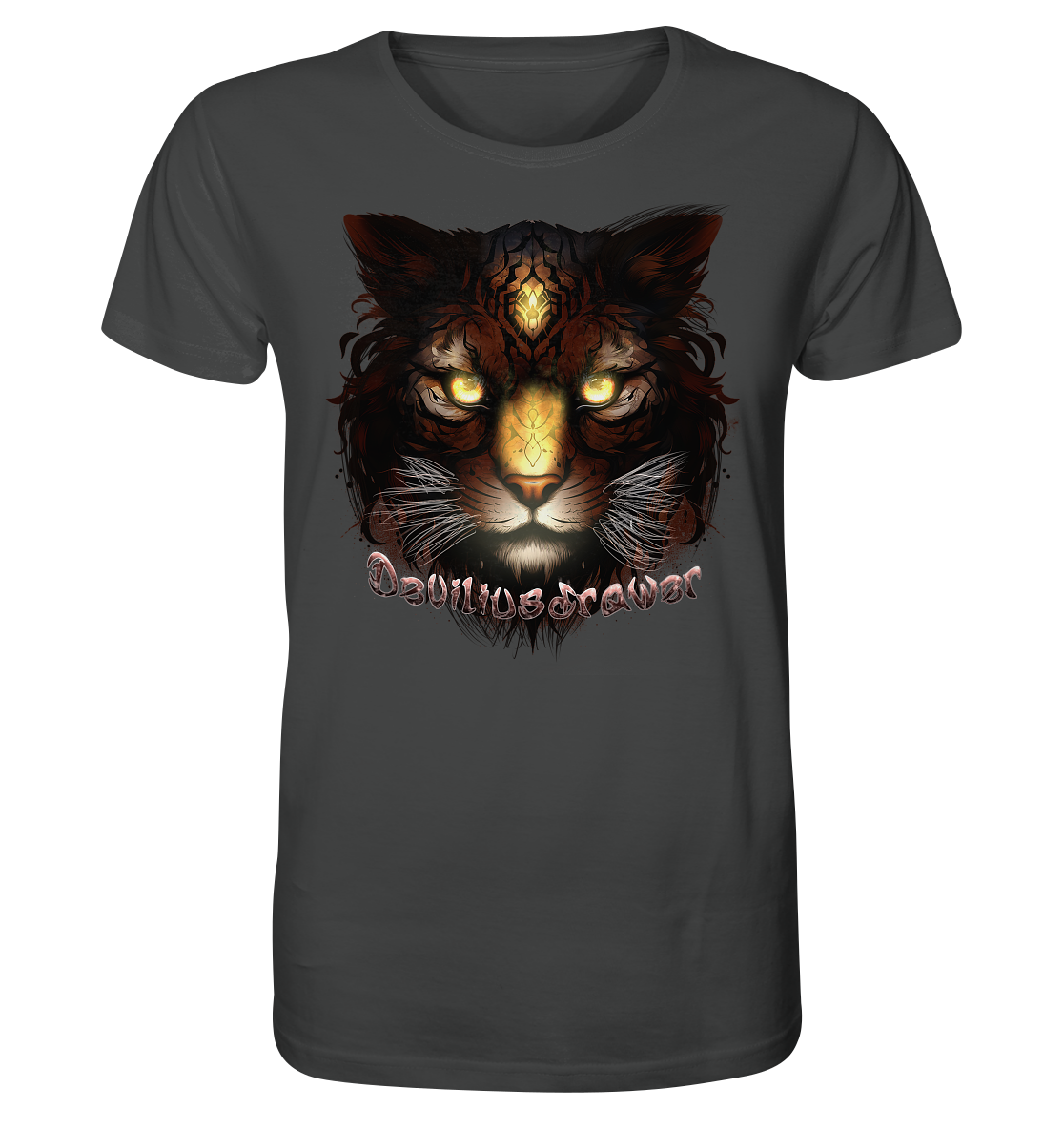 Deviliusdrawer Gold Tigercat - Organic Shirt