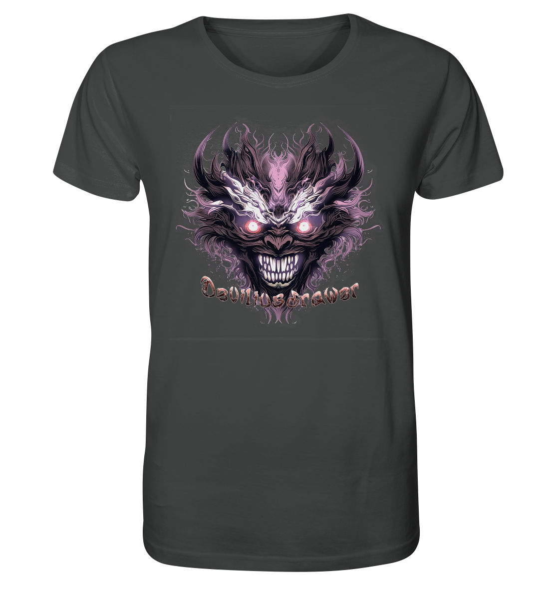 Deviliusdrawer Crazy Mask - Organic Shirt