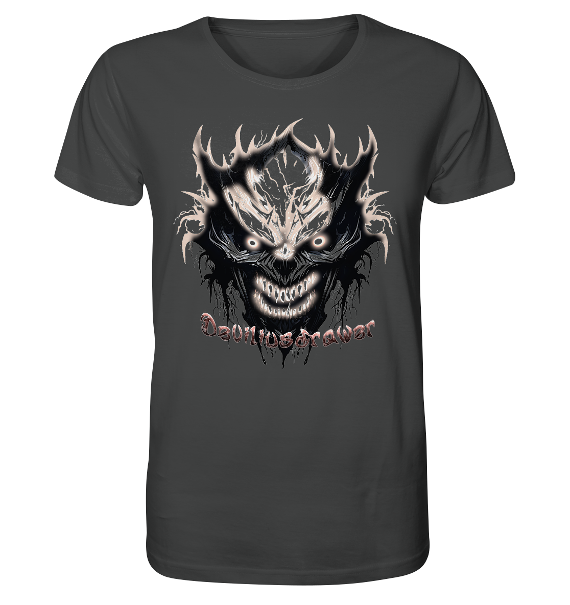 Deviliusdrawer Crazy Glow Devil - Organic Shirt