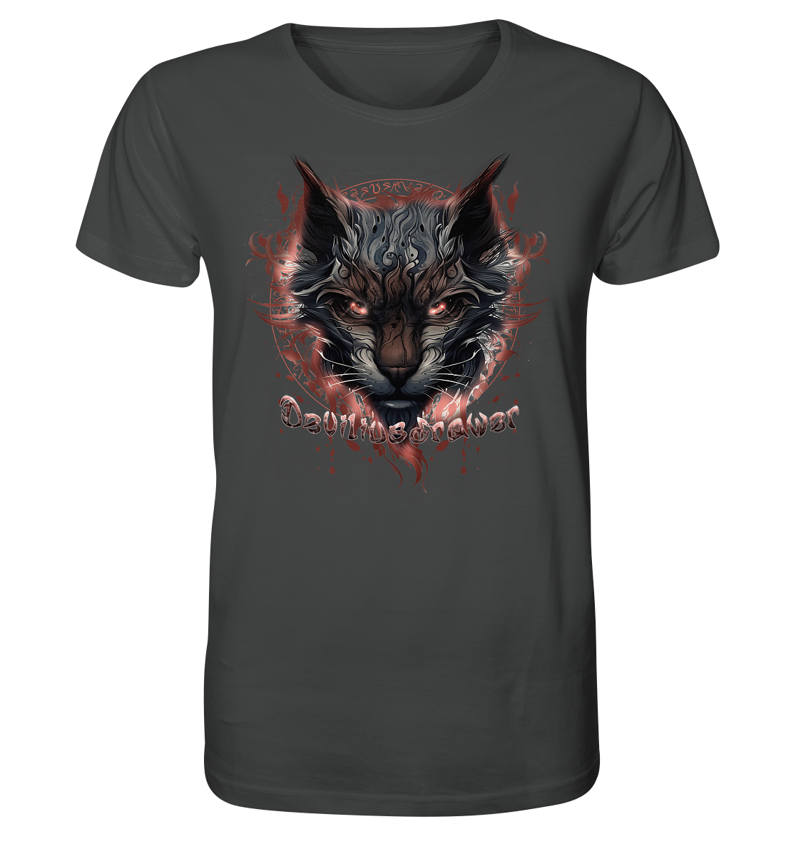 Deviliusdrawer Devil Cat - Organic Shirt