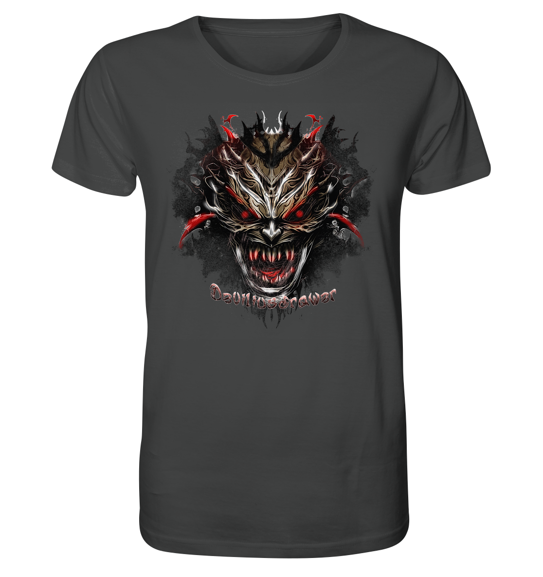 Deviliusdrawer Dark Redeyed Devil - Organic Shirt