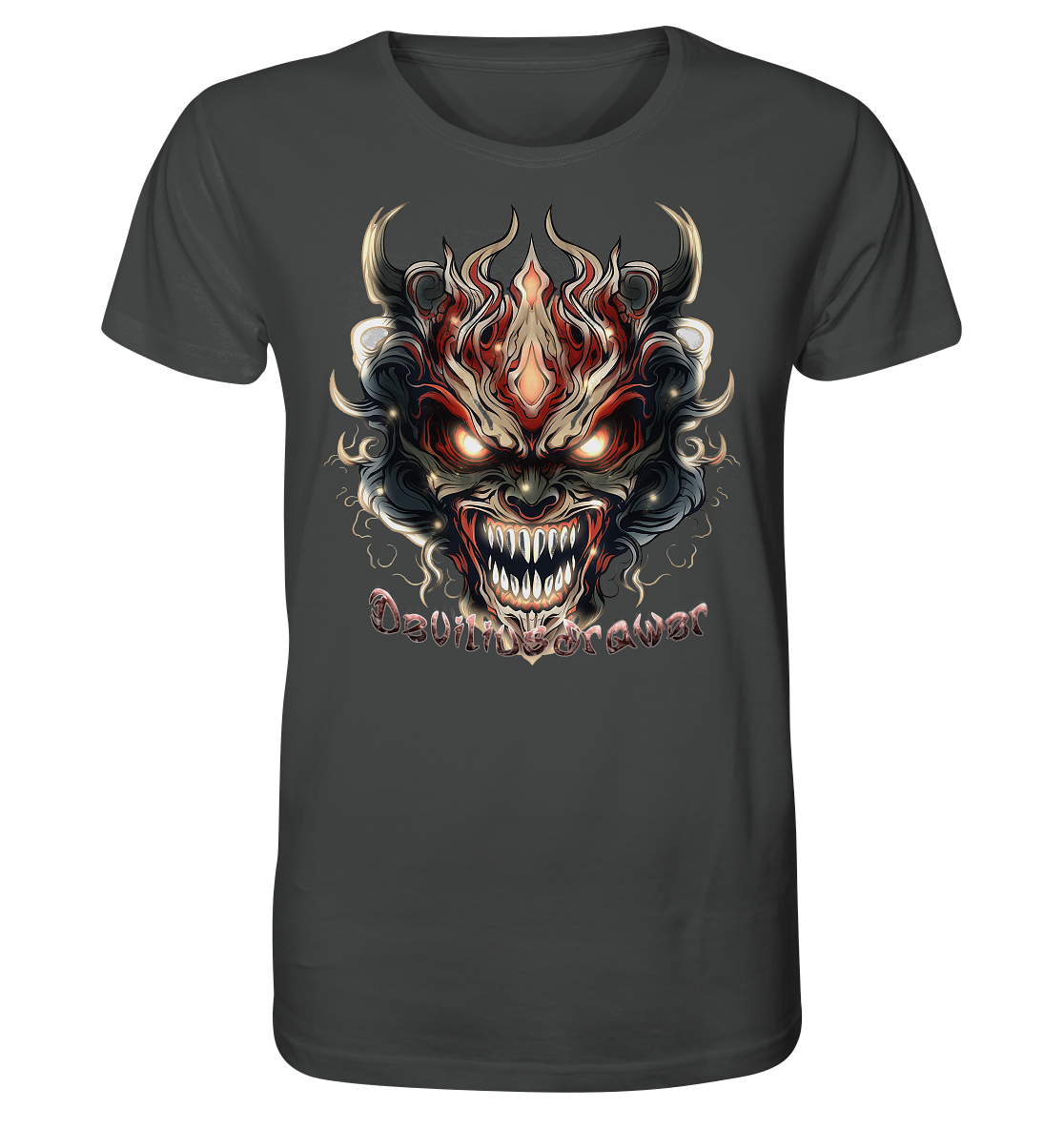 Deviliusdrawer Evil Vamp Mask - Organic Shirt