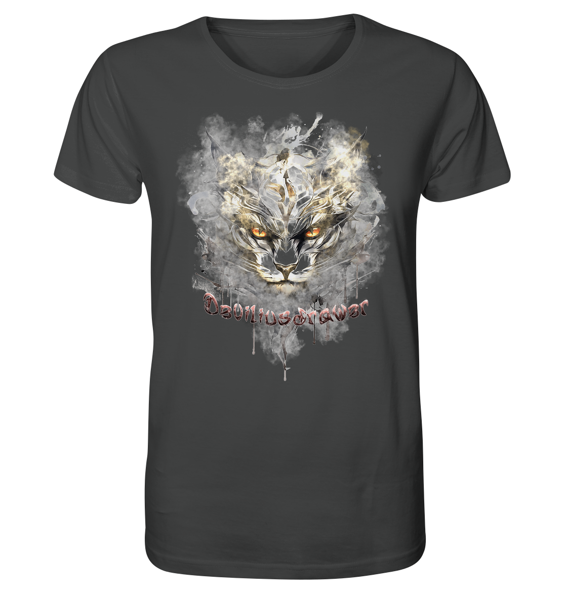 Deviliusdrawer White Catgod - Organic Shirt
