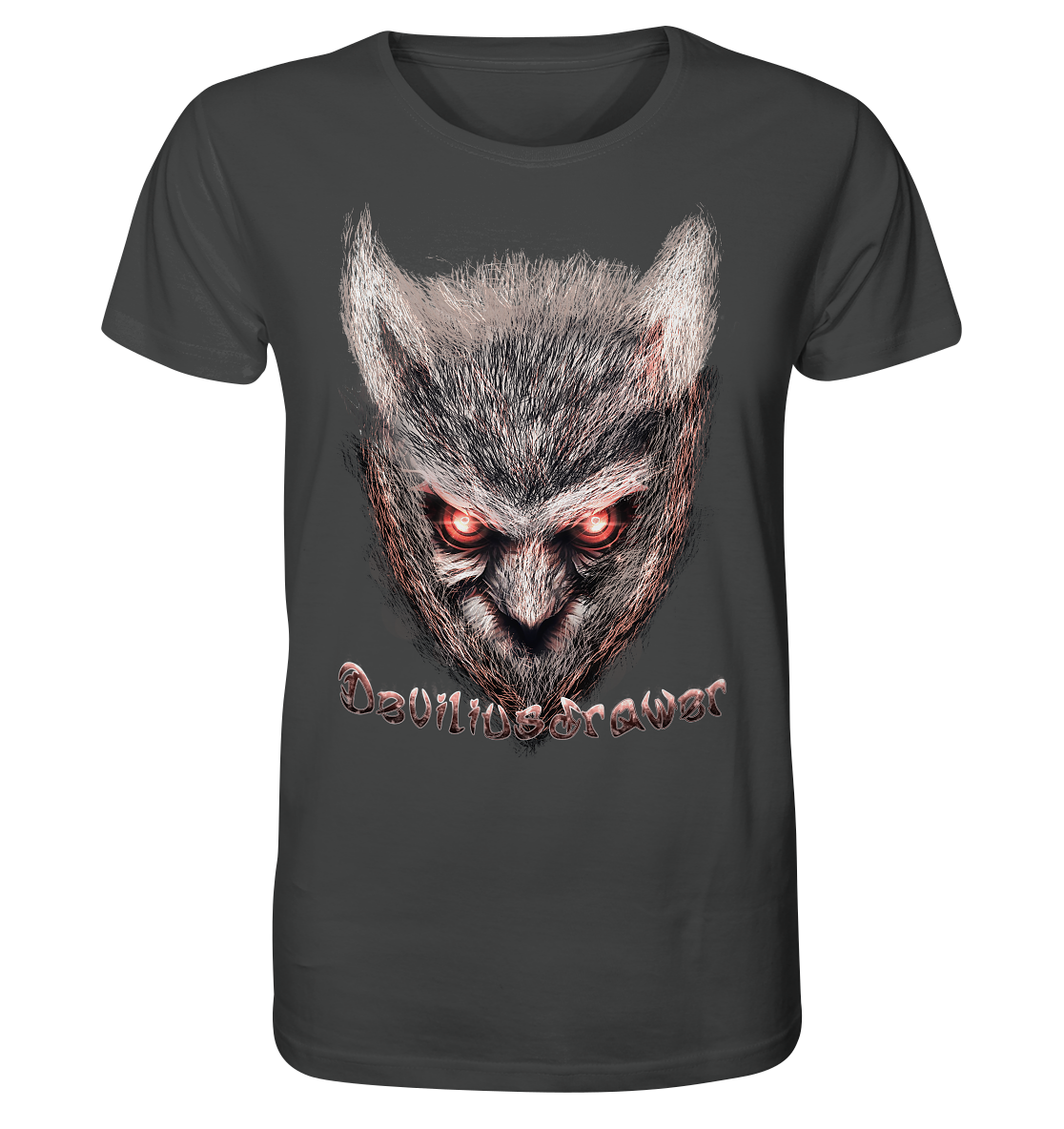 Deviliusdrawer Red Eyed Owl - Organic Shirt