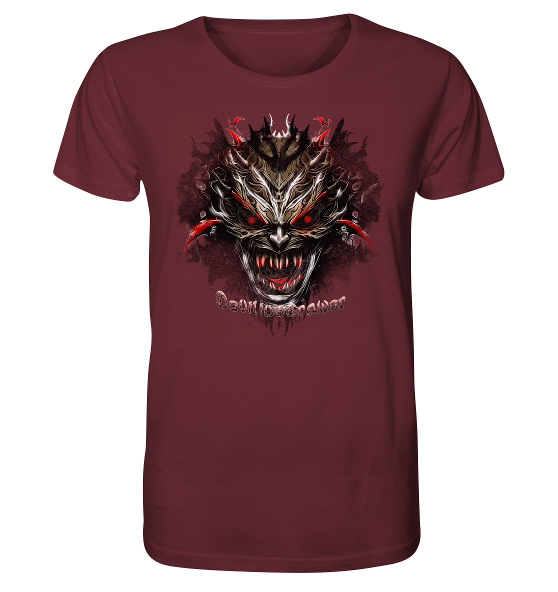 Deviliusdrawer Dark Redeyed Devil - Organic Shirt