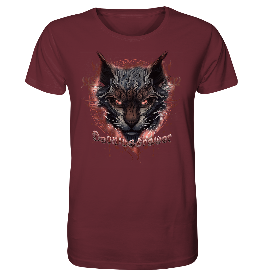 Deviliusdrawer Devil Cat - Organic Shirt