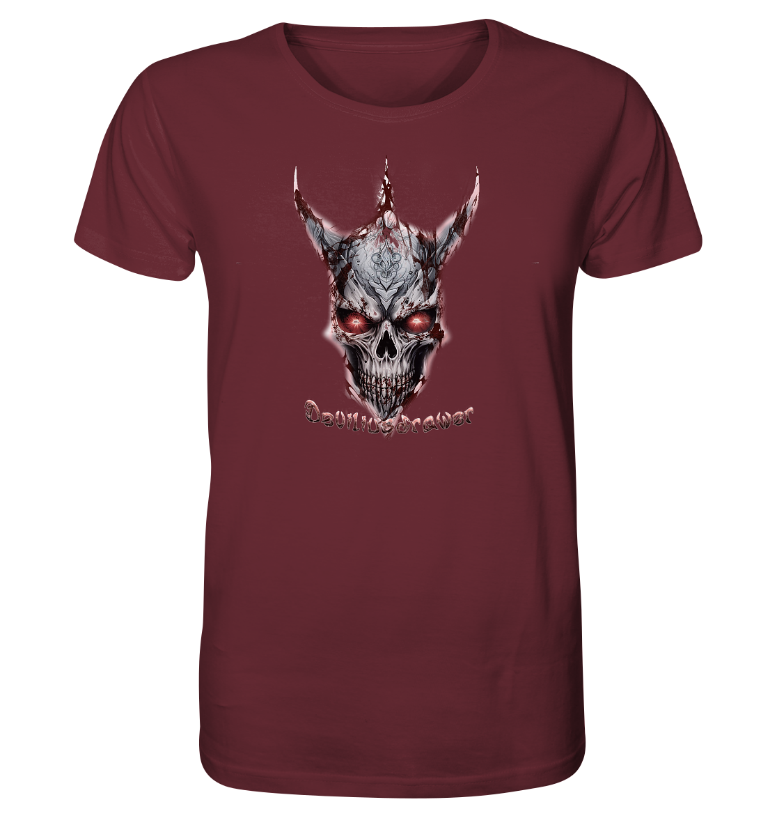 Deviliusdrawer Bloody Skeleton - Organic Shirt