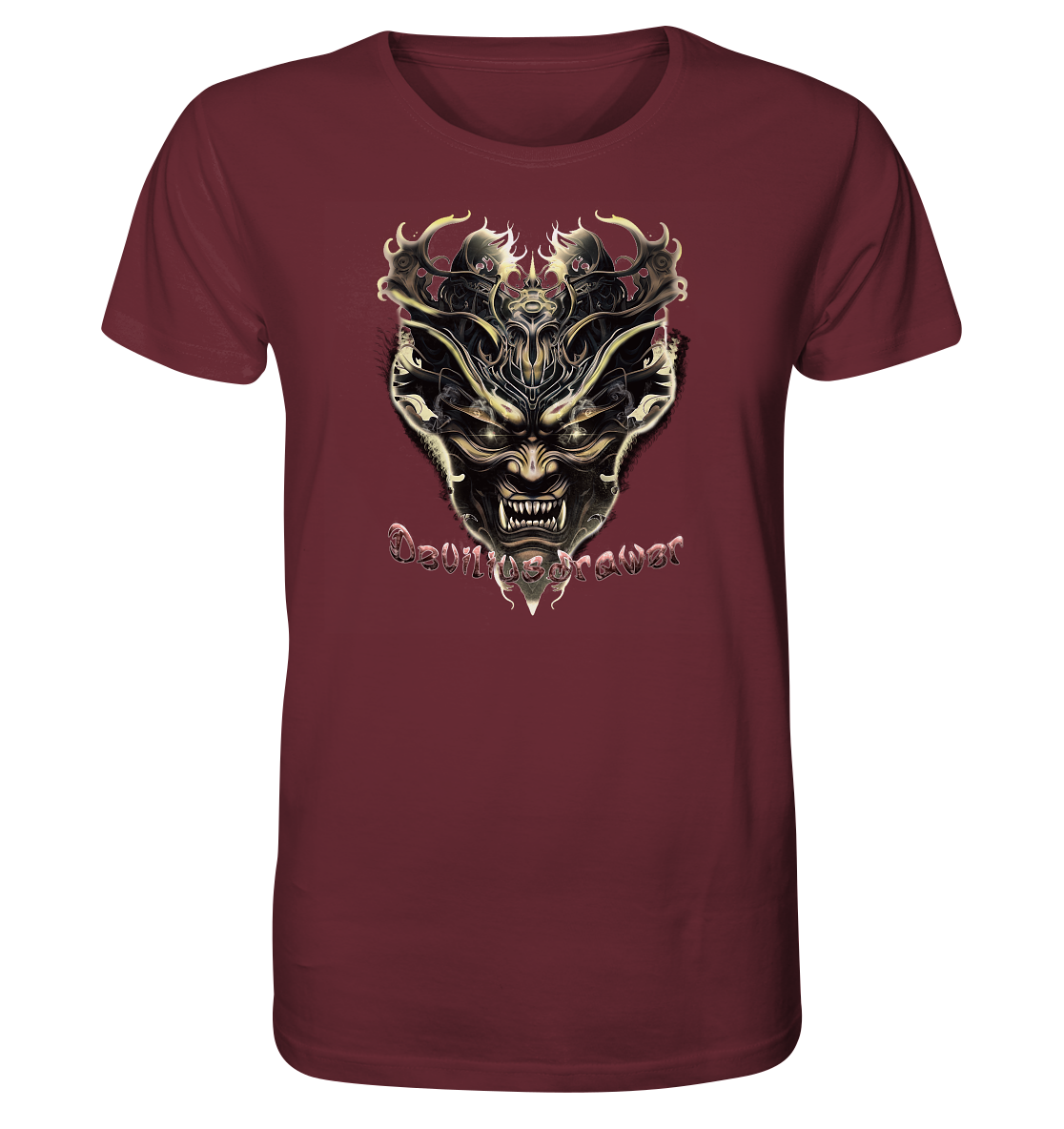 Deviliusdrawer Golden Demon Vampire - Organic Shirt