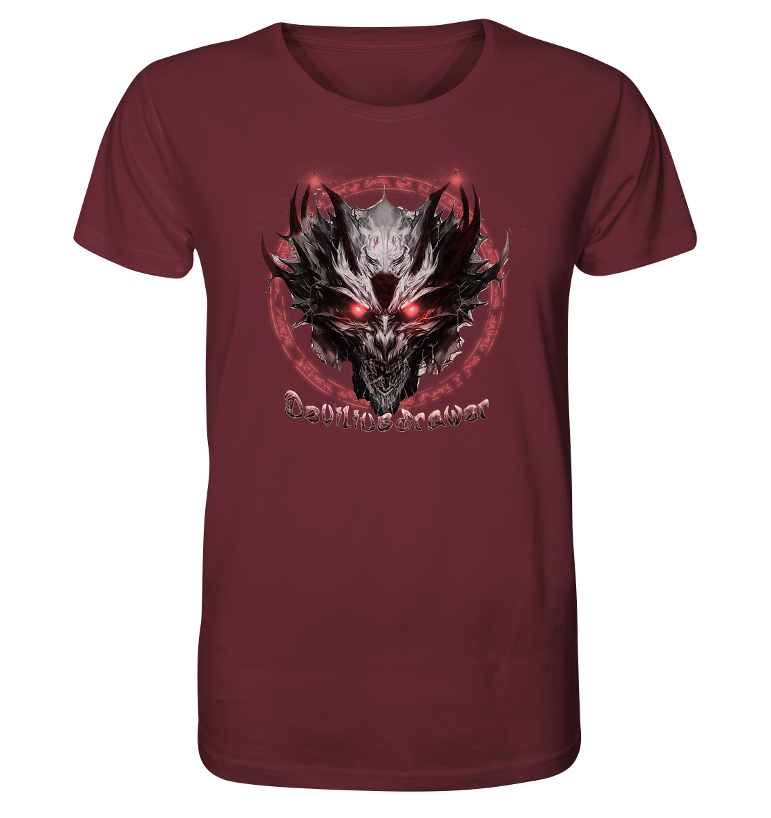 Deviliusdrawer Magic Glow Devil - Organic Shirt